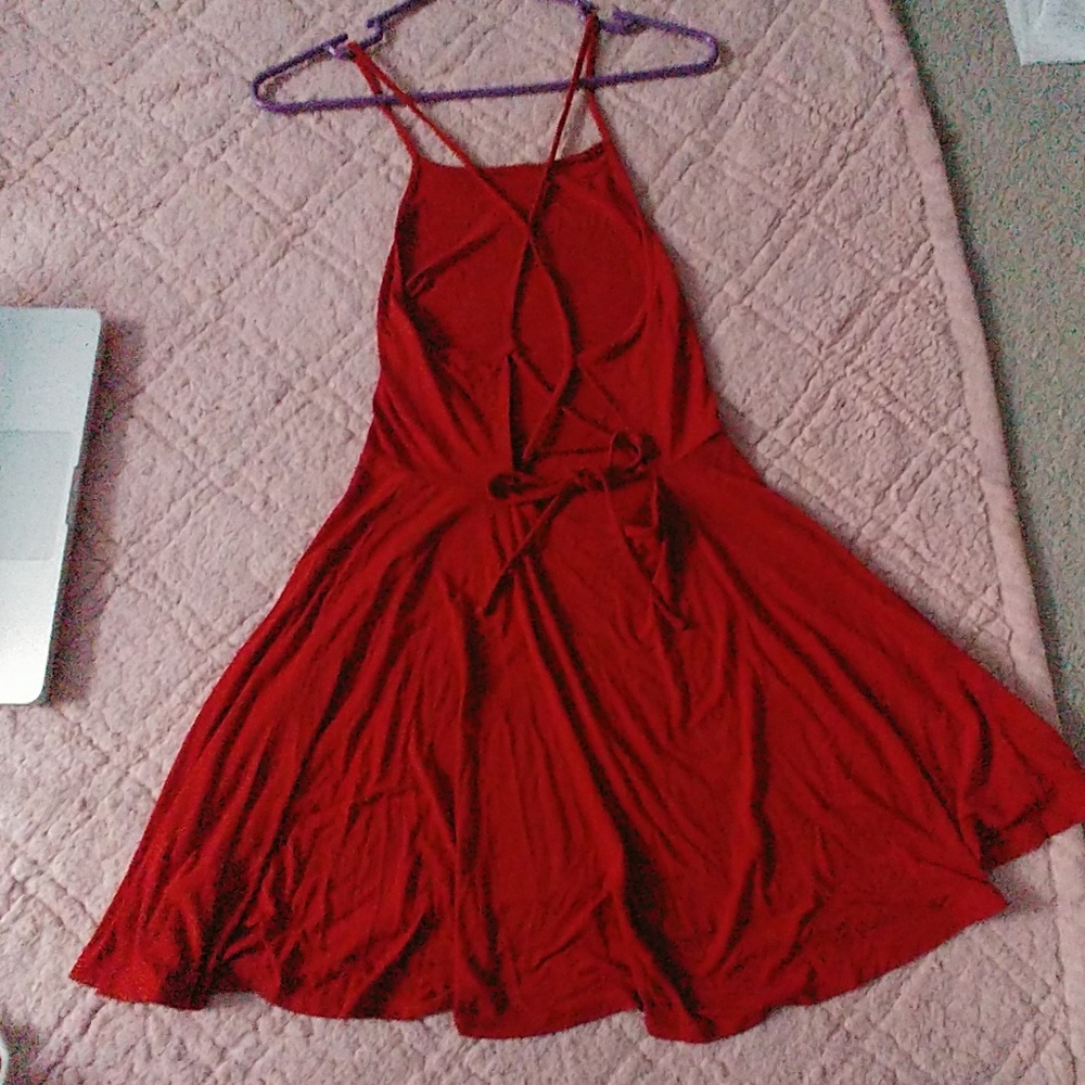 Red dress